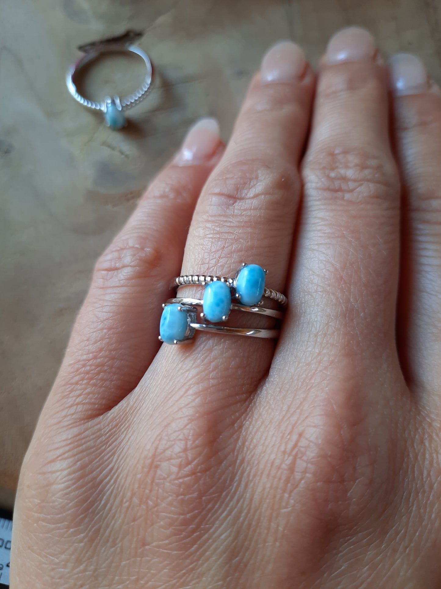Larimar Ring