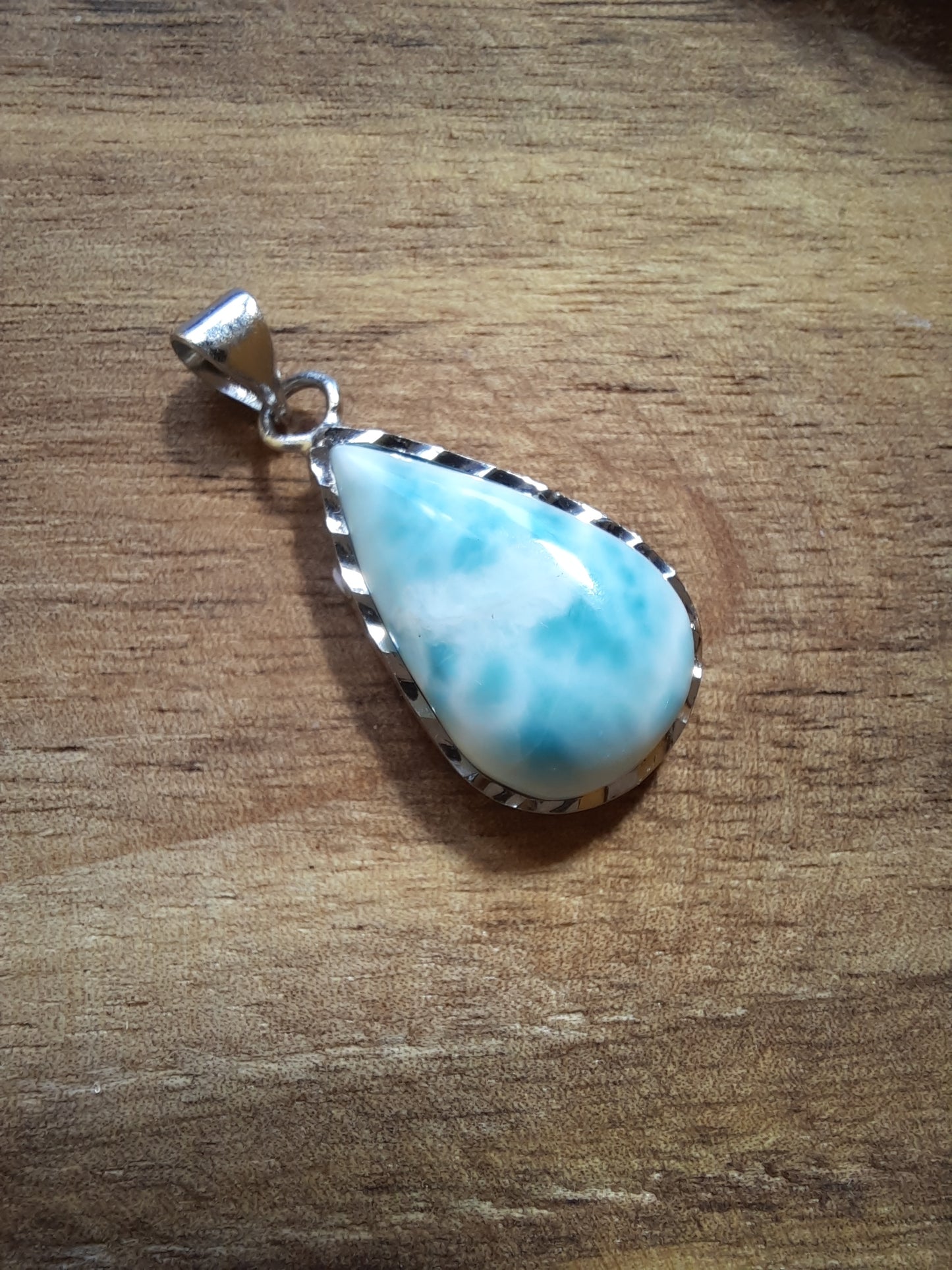Larimar Anhänger Tropfen ||