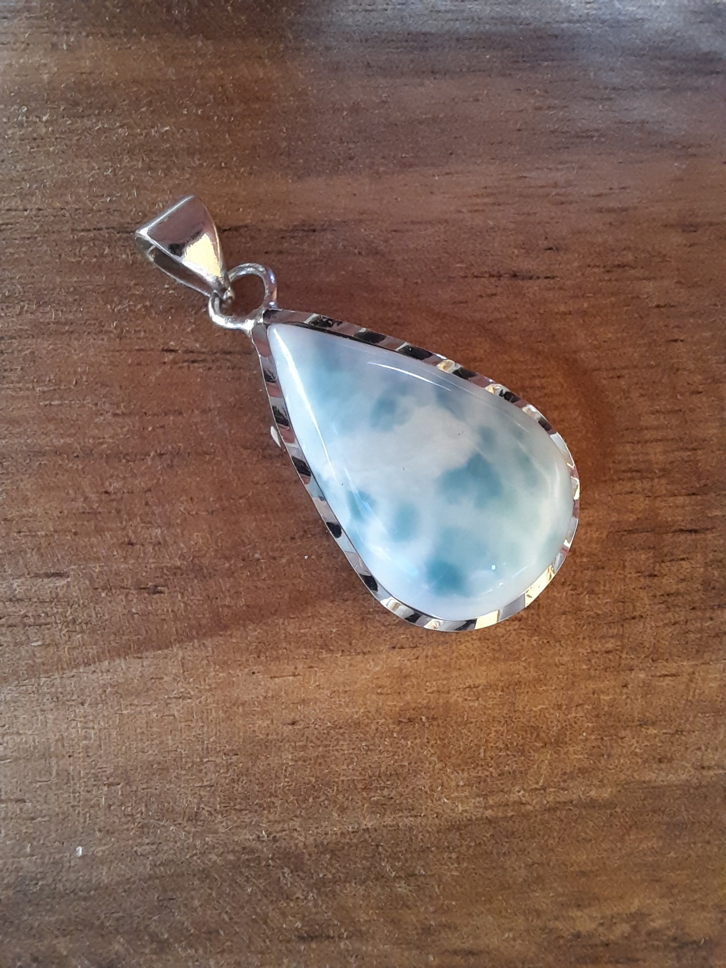 Larimar Anhänger Tropfen ||