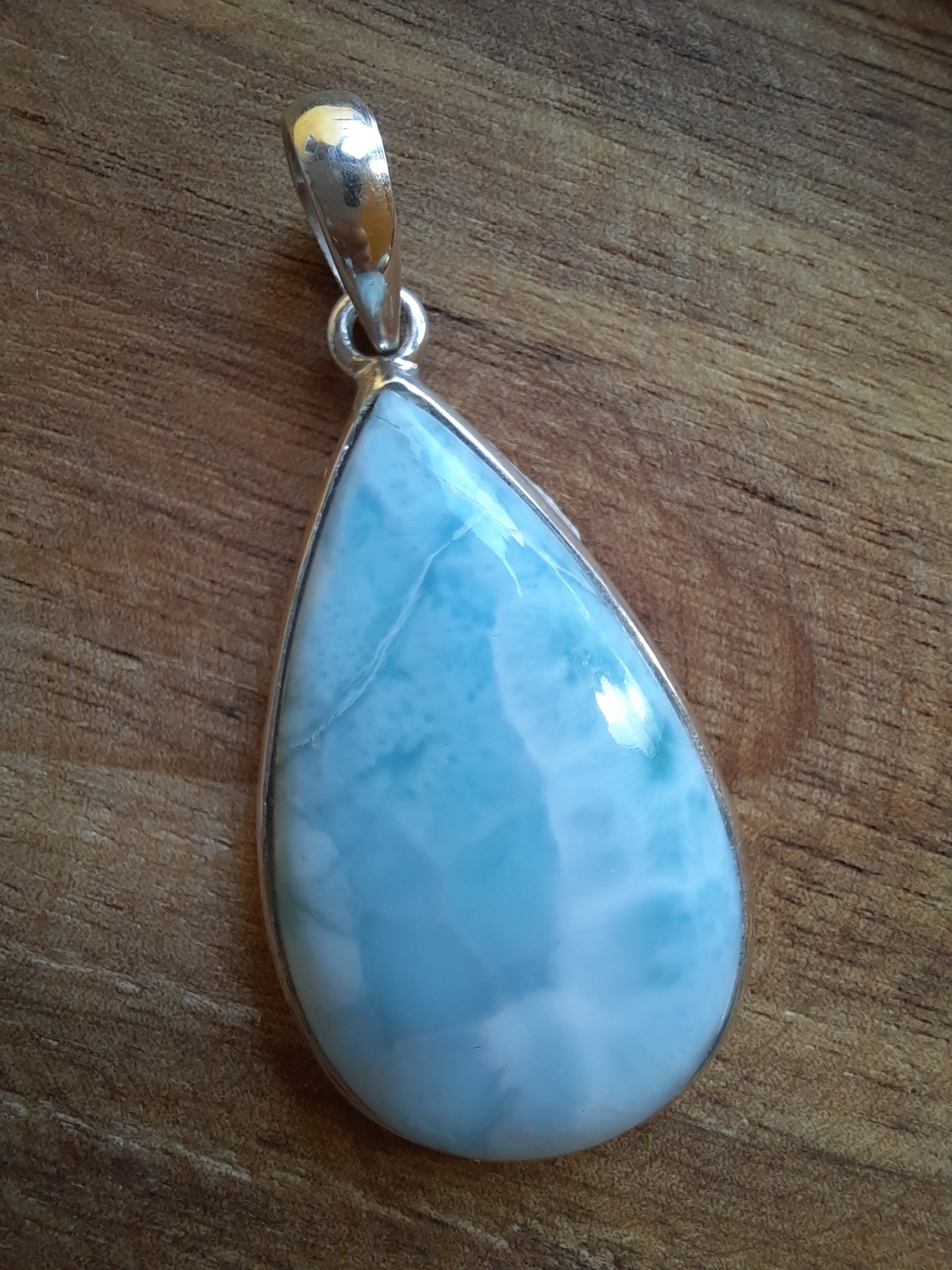 Larimar Anhänger Tropfen