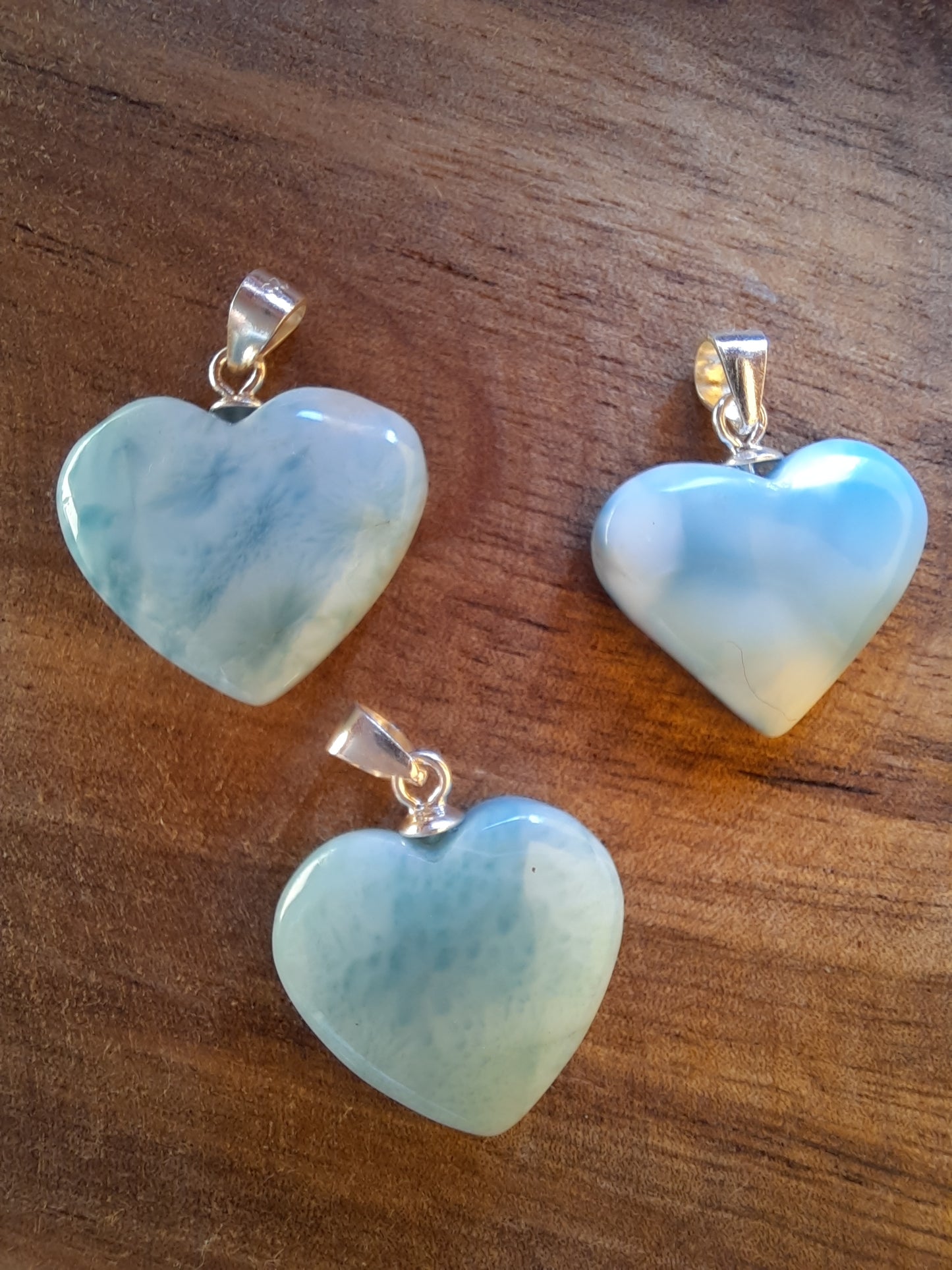 Larimar Herz Anhänger