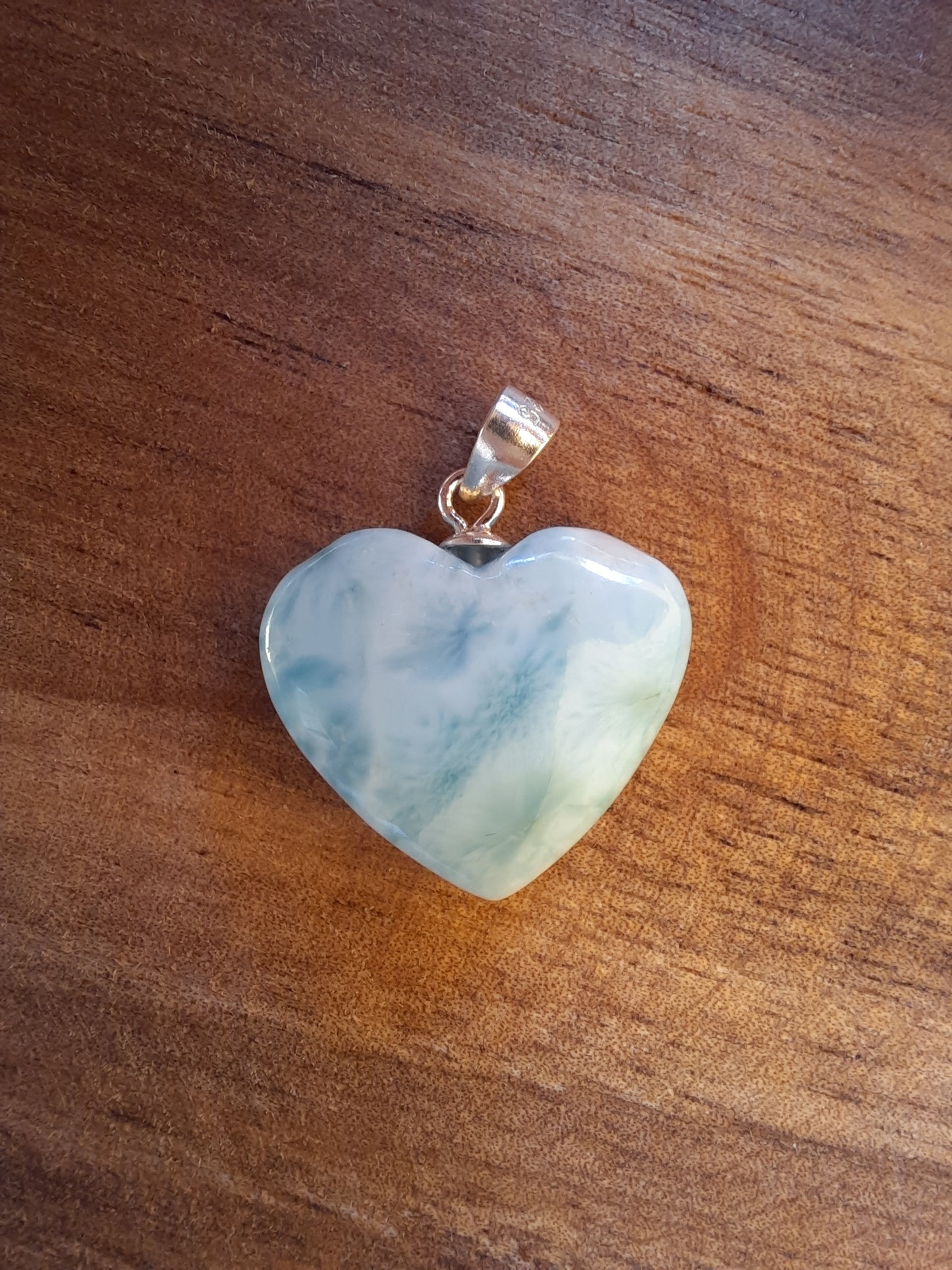 Larimar Herz Anhänger