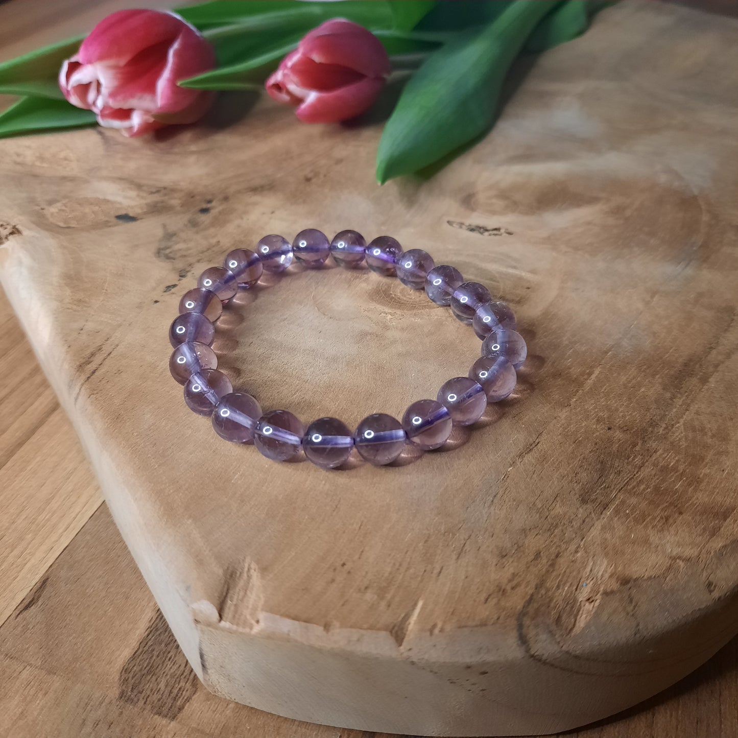 Lavendel Quarz Armband