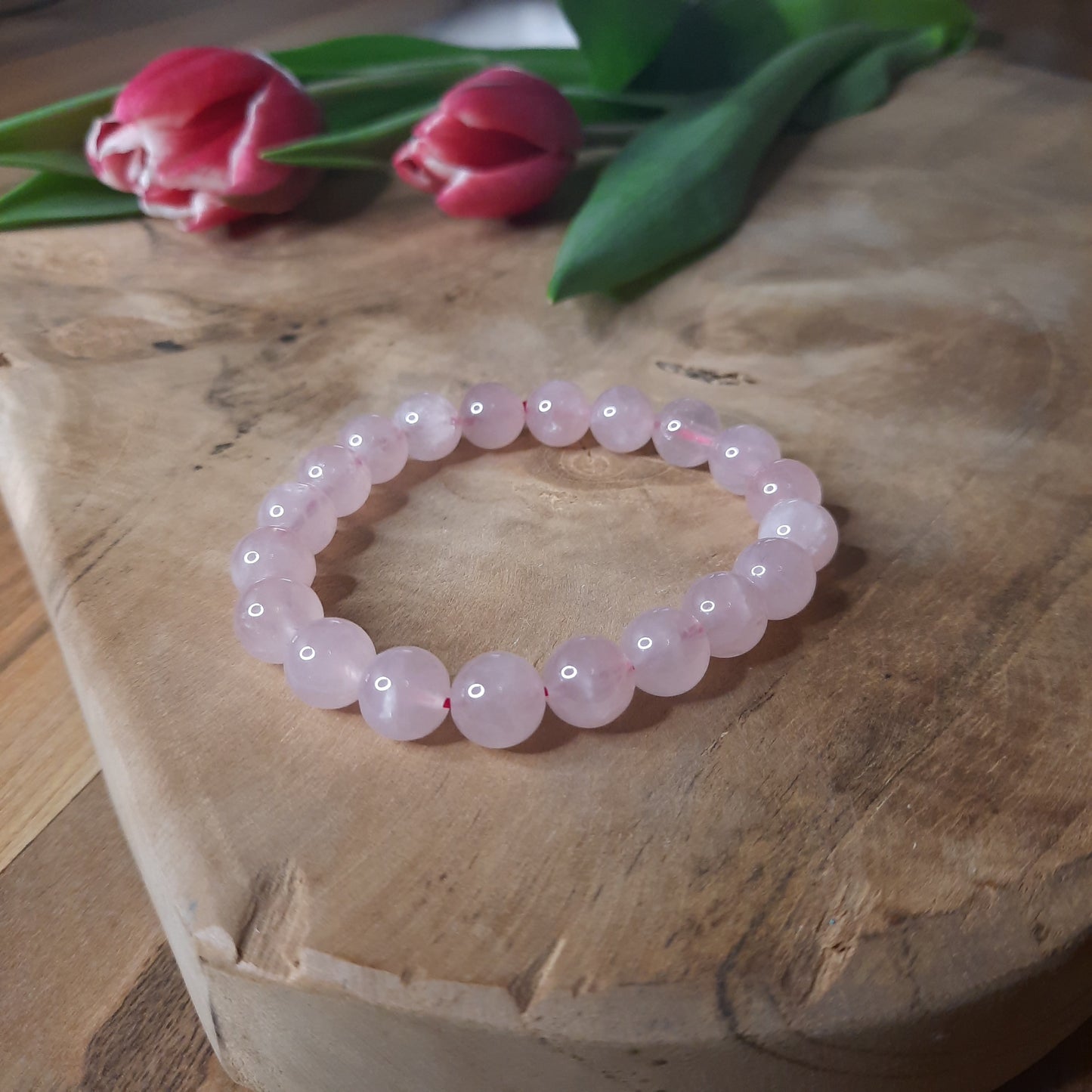 Rosenquarz Armband