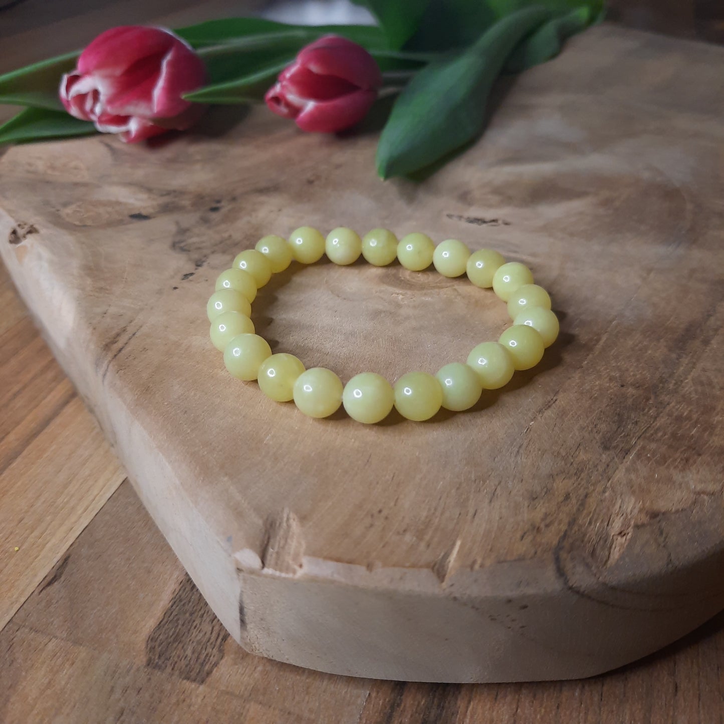 Zitronen Jaspis Armband