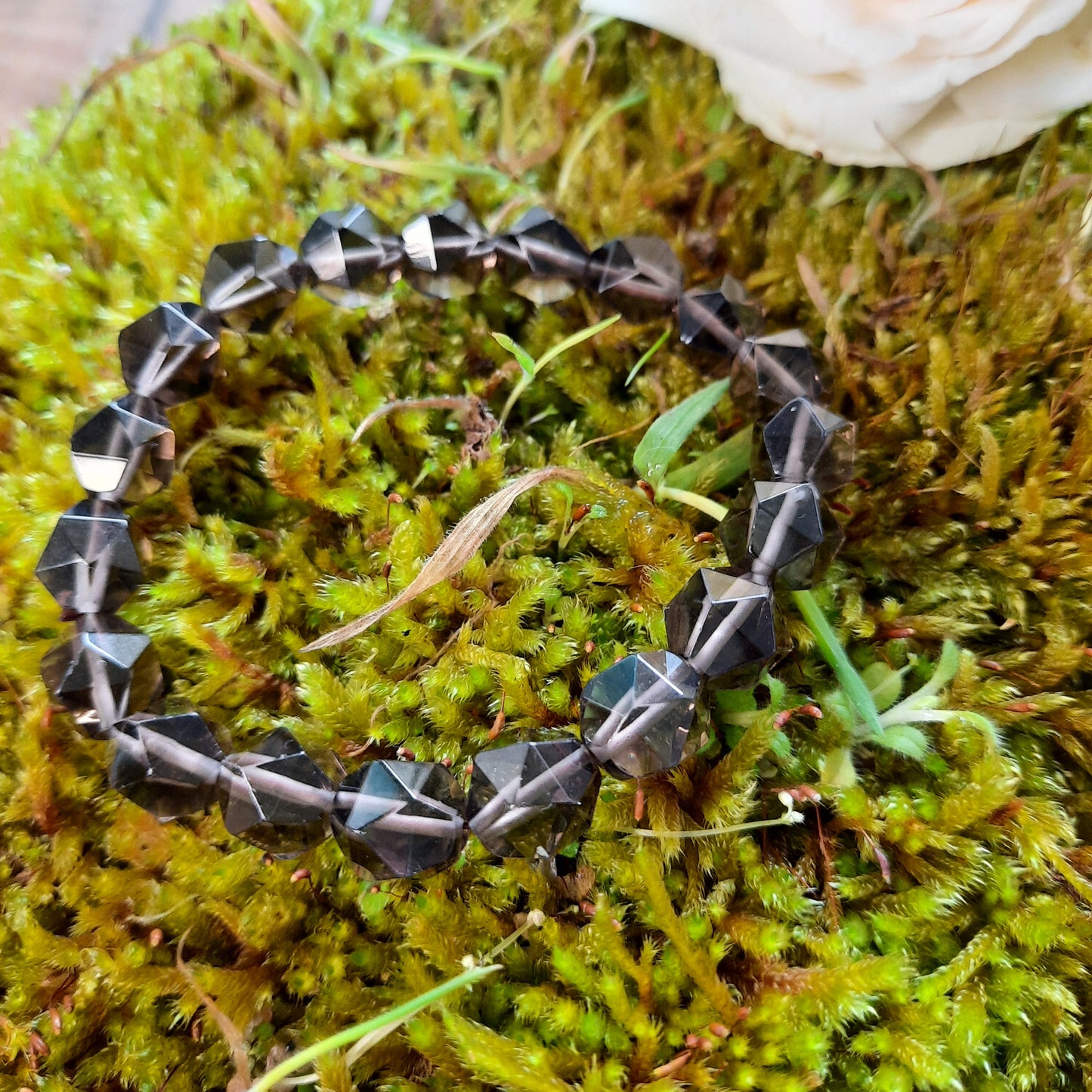 Rauchquarz Armband facettiert