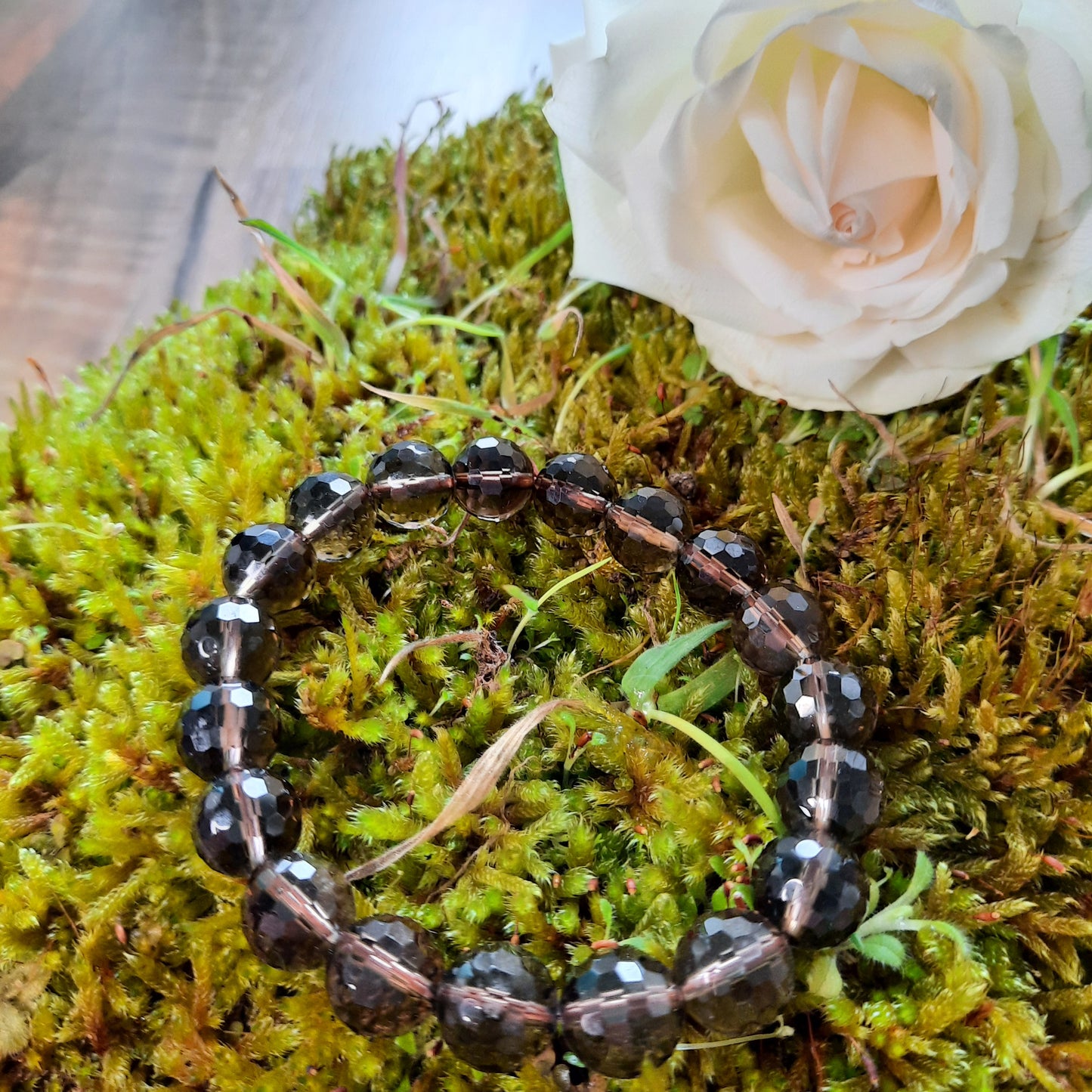 Rauchquarz Armband facettiert II