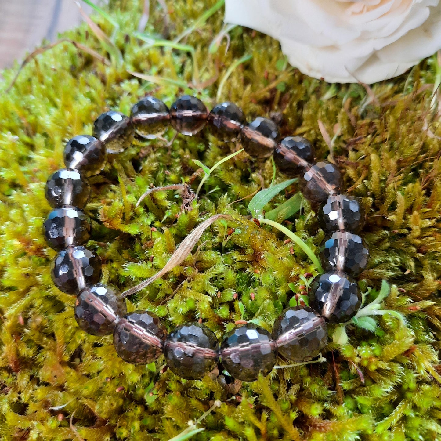 Rauchquarz Armband facettiert II