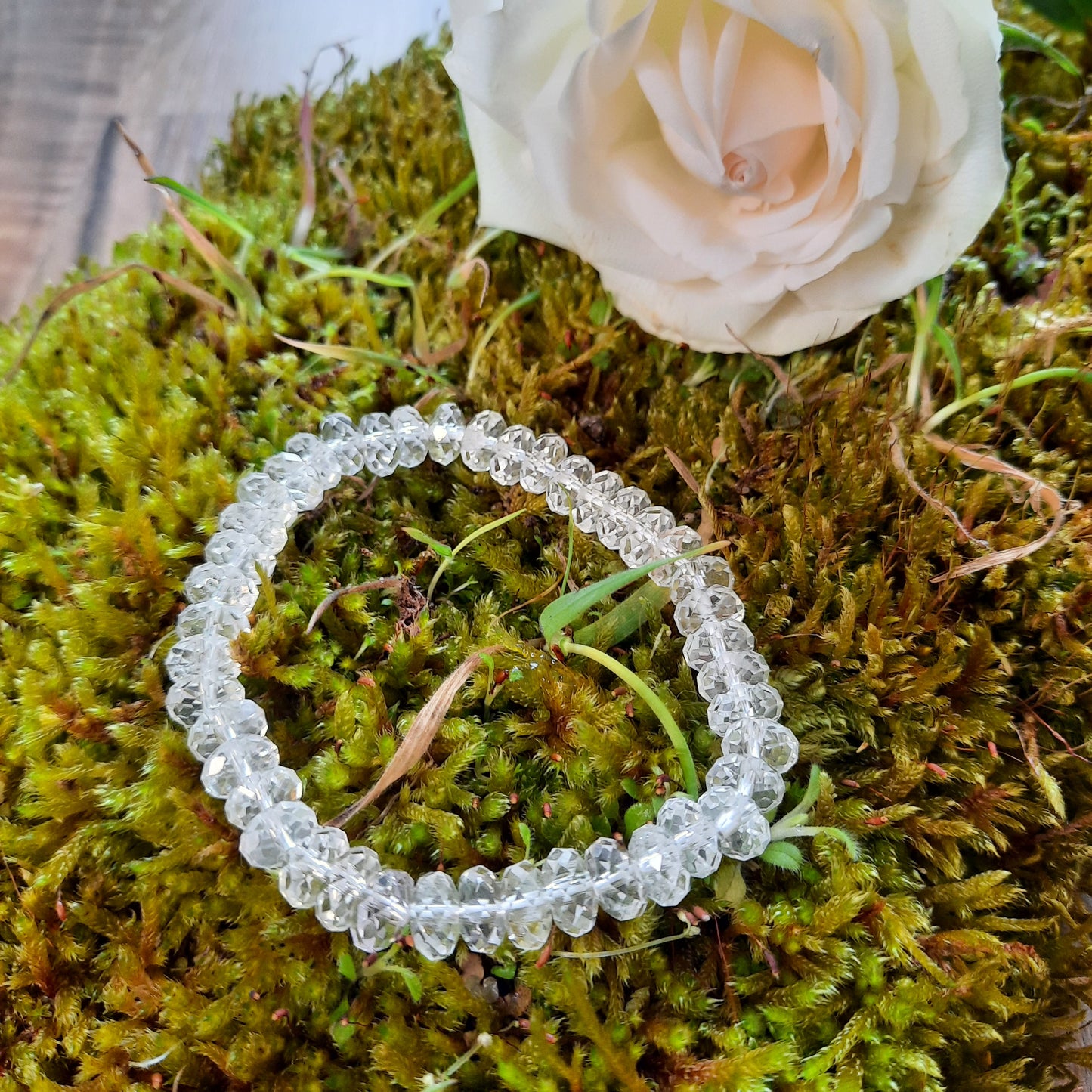Bergkristall Armband facettiert