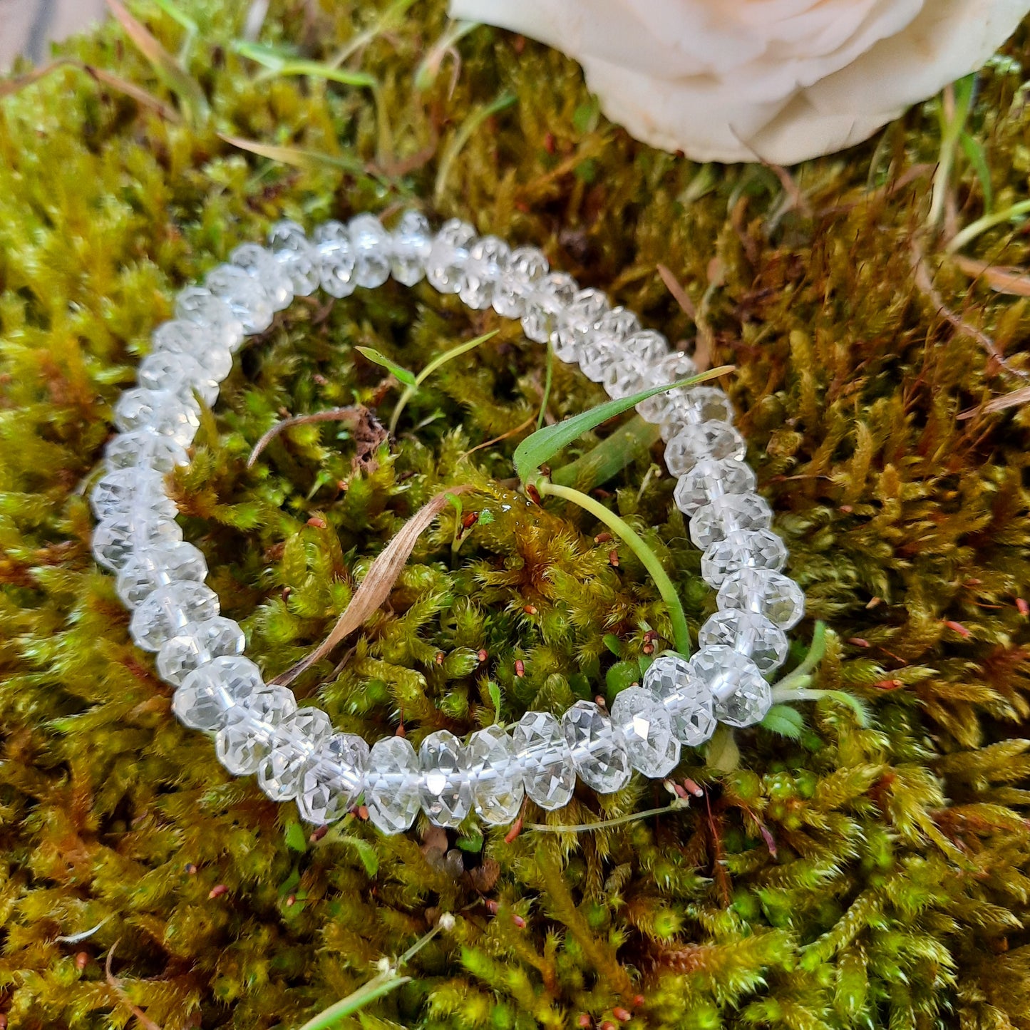 Bergkristall Armband facettiert
