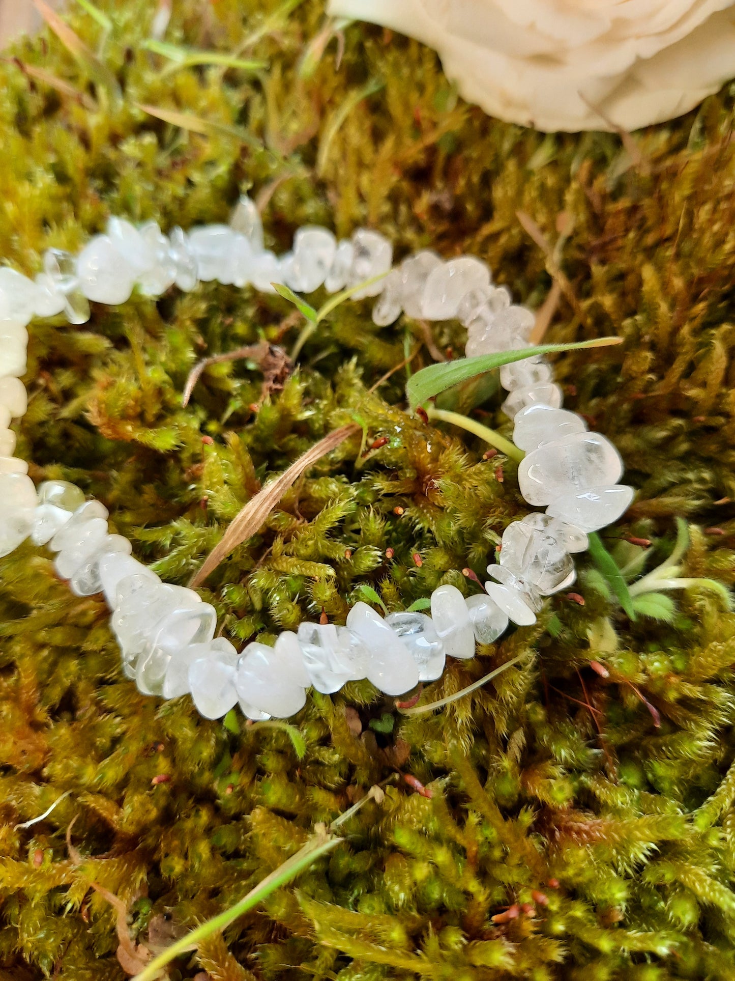 Bergkristall Splitterarmband