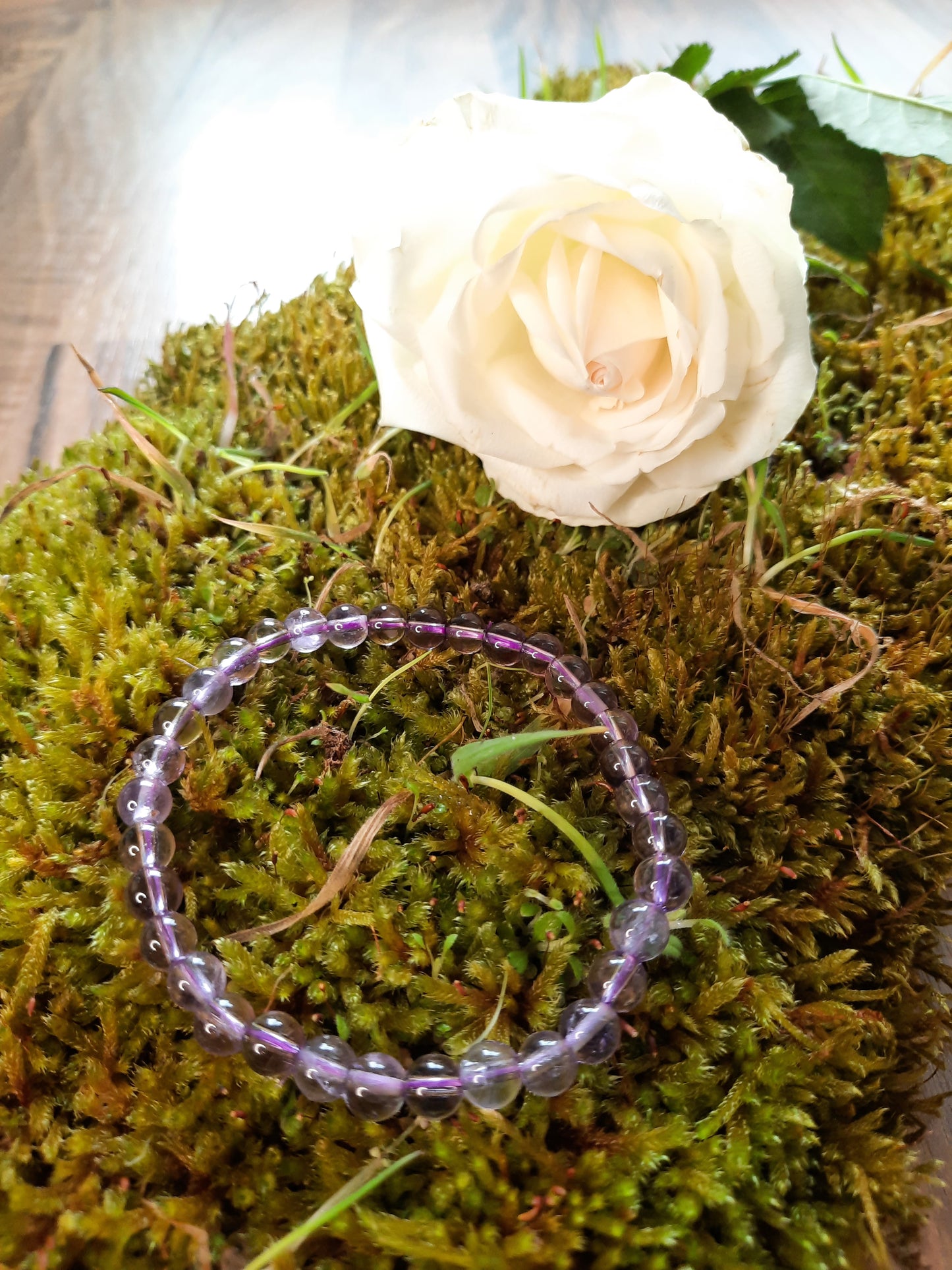 Amethyst Armband hell