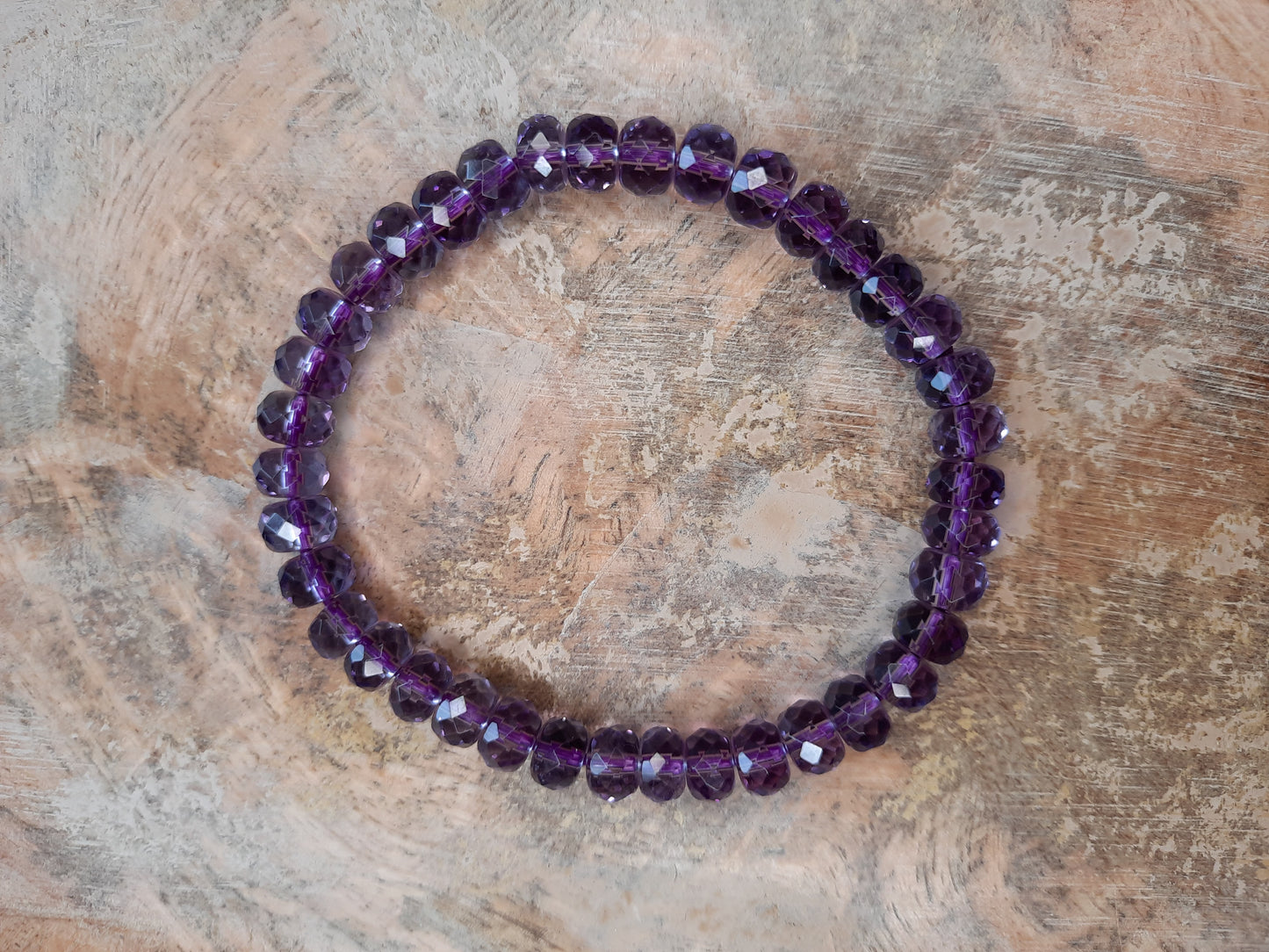 Amethyst Armband facettiert
