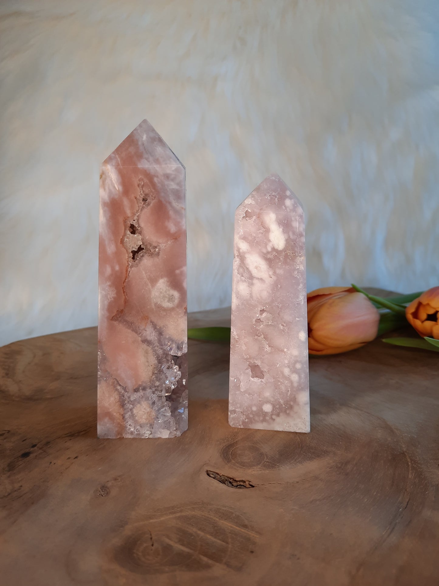 Pinker Amethyst Turm