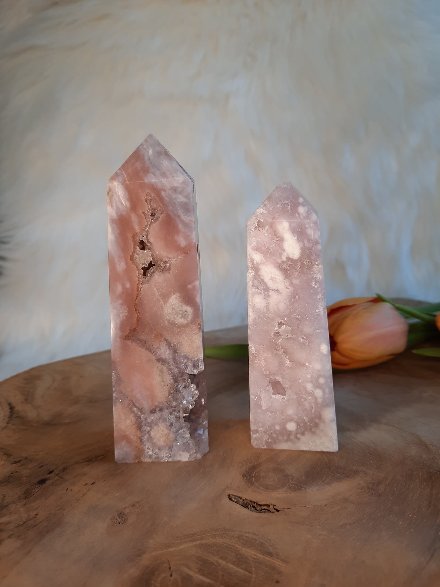 Pinker Amethyst Turm