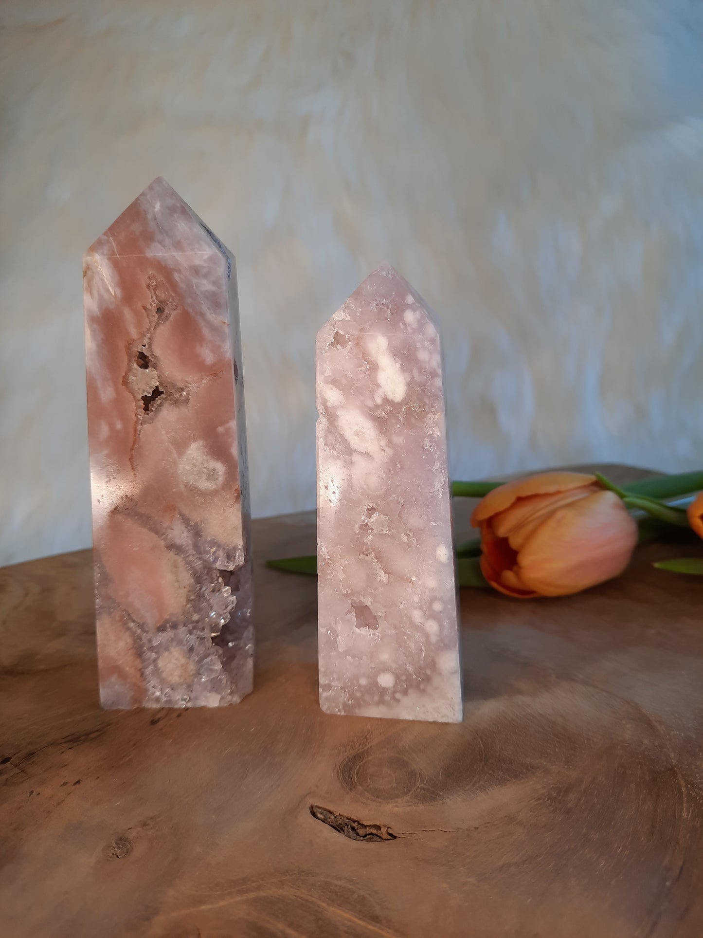 Pinker Amethyst Turm