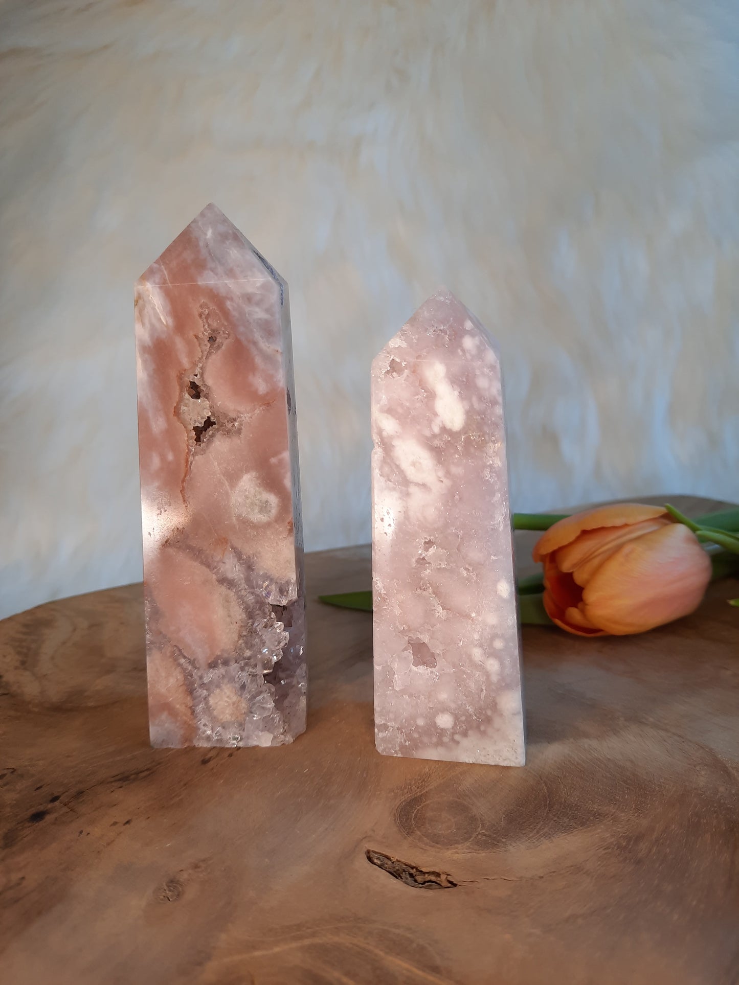 Pinker Amethyst Turm