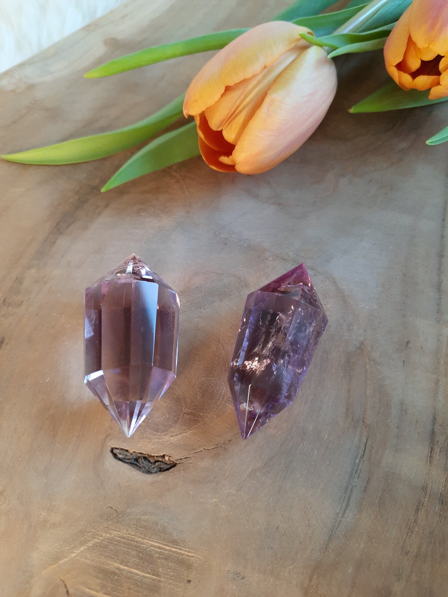 Vogel | Amethyst | Bergkristall | Ametrin | Citrin