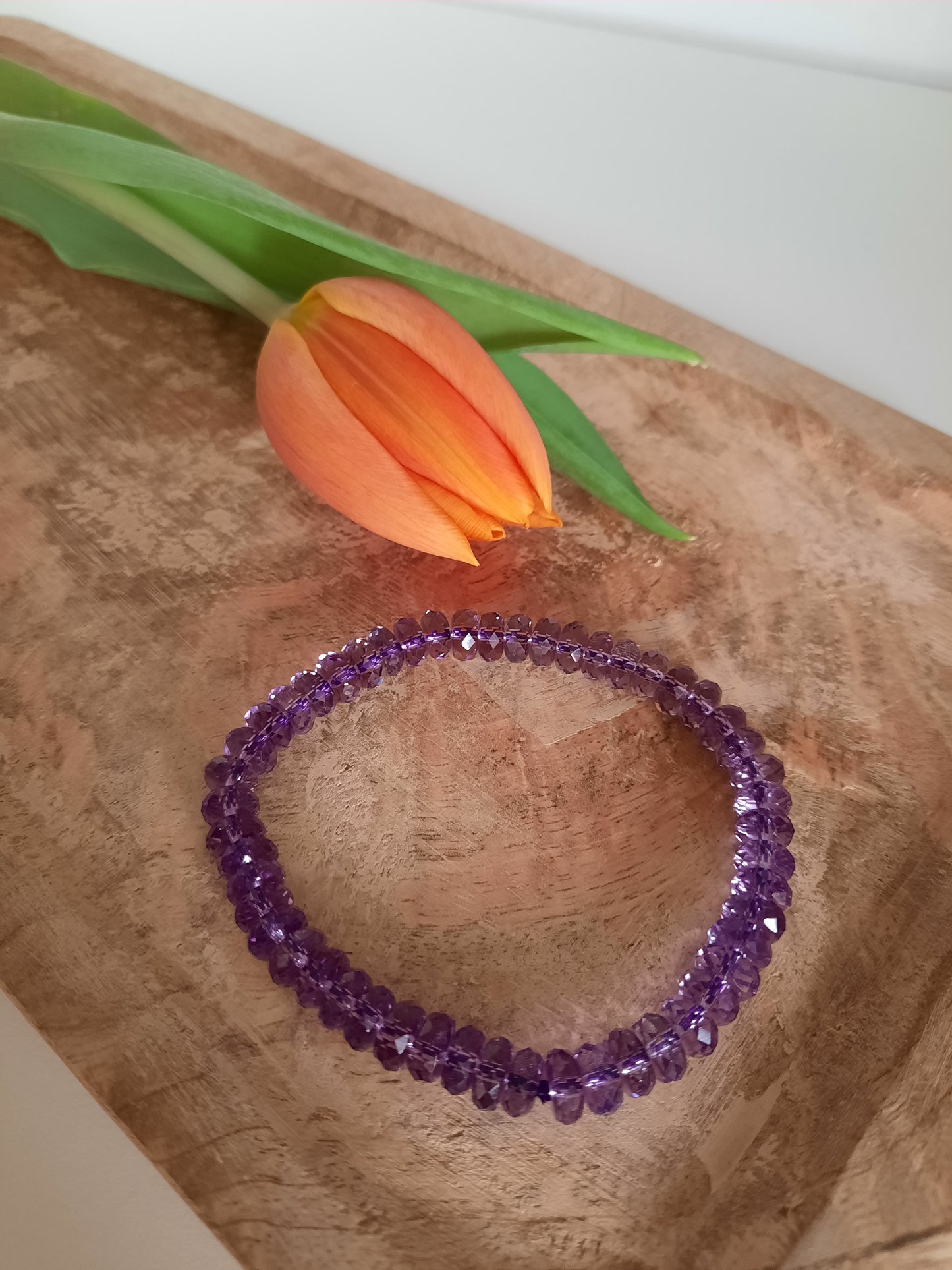 Amethyst Armband facettiert