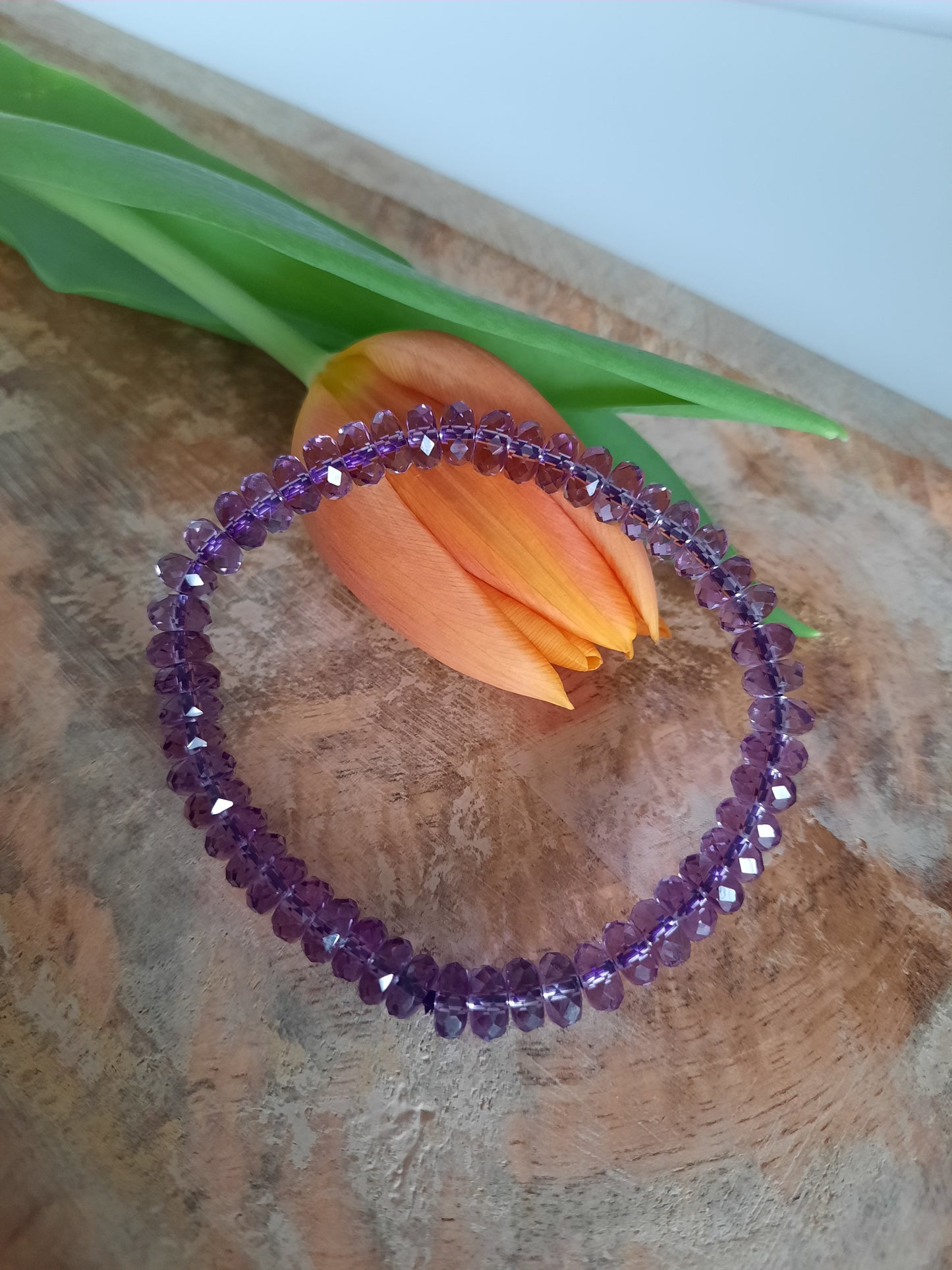 Amethyst Armband facettiert