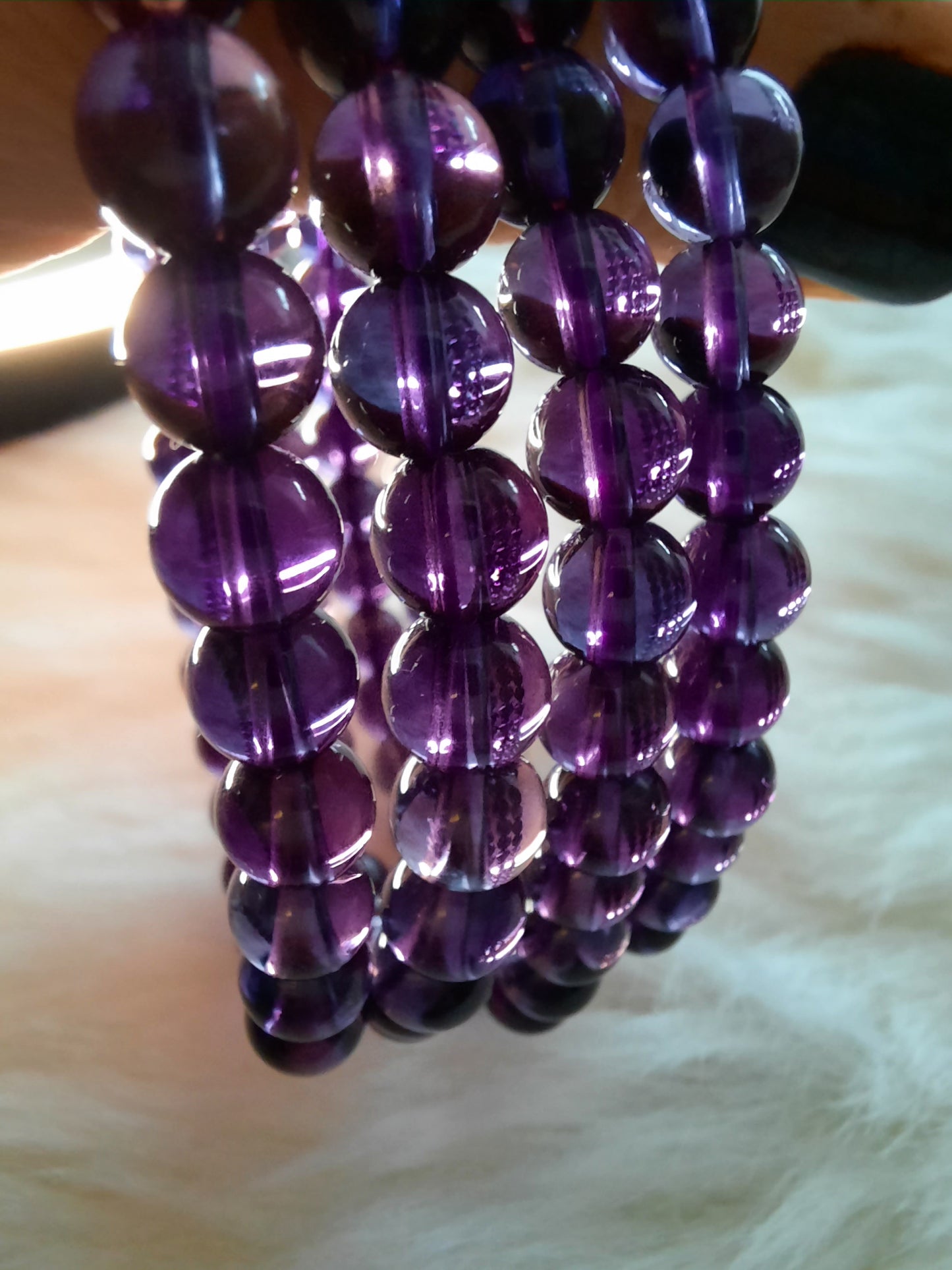 Amethyst Armband dunkel