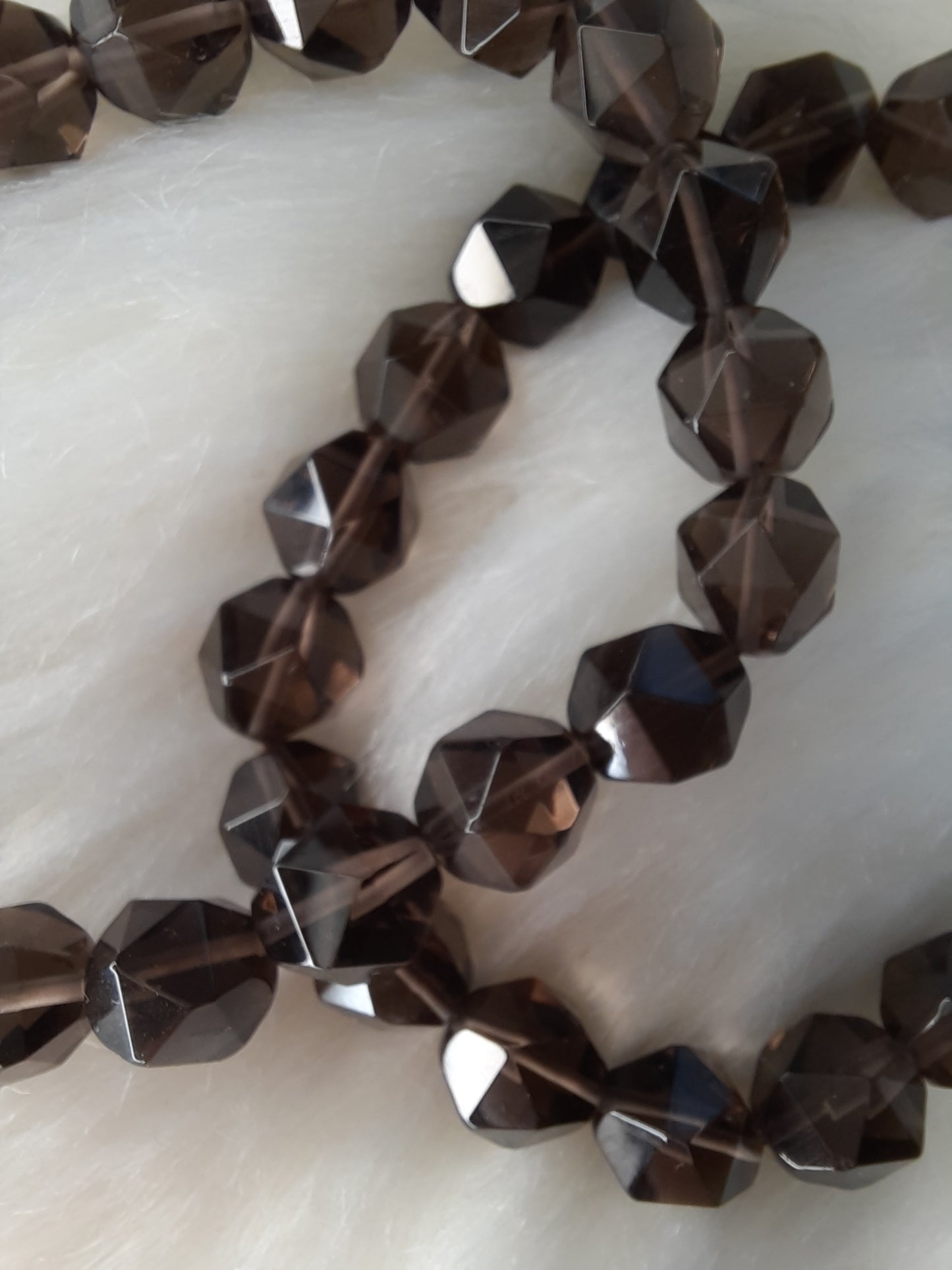 Rauchquarz Armband facettiert